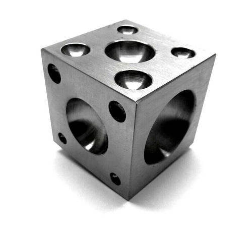 Steel dapping block 2 - dapping, 1-1/2"